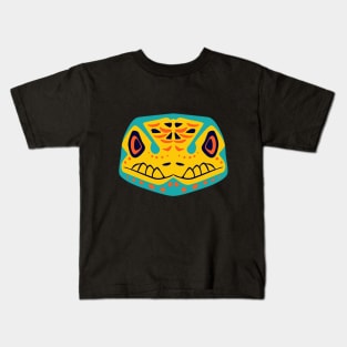 snake artistic head design Kids T-Shirt